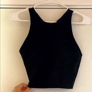 Black Sleeveless Women's Top